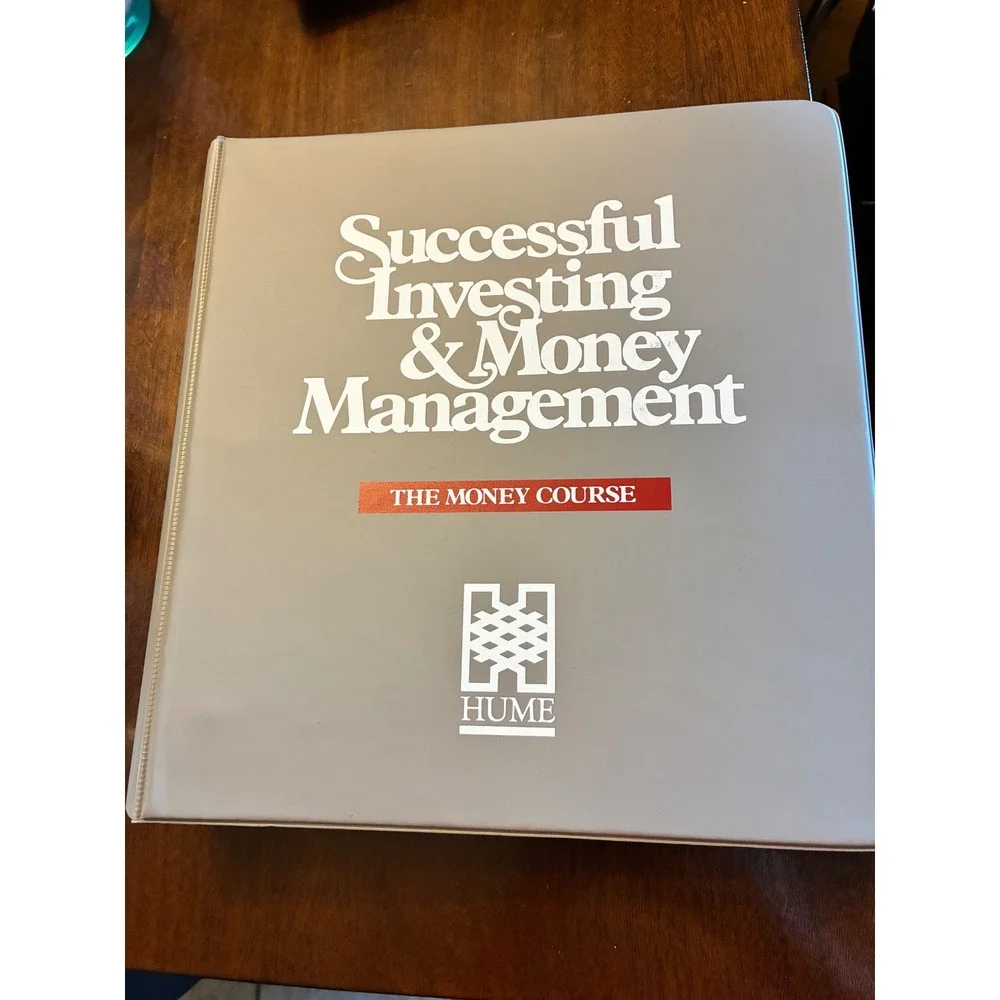 Hume Successful Investing & Money Management The Money Course Vintage Binder